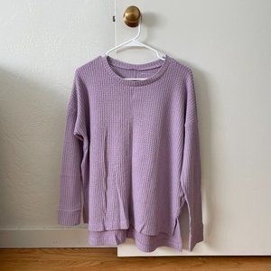 AE Soft Waffle Plush Long Sleeve T-Shirt